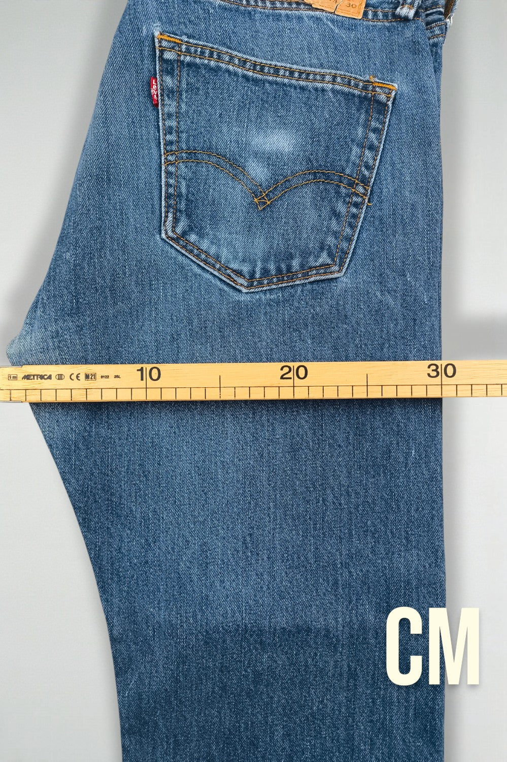 Jeans Levi's 505 a gamba dritta blu vintage | Pantaloni in denim anni 2000