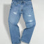 Jeans Levi's 505 a gamba dritta vintage blu chiaro | Pantaloni in denim anni 2000