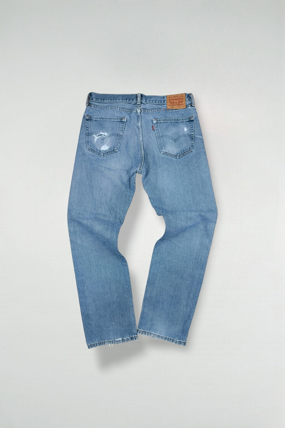 Jeans Levi's 505 a gamba dritta vintage blu chiaro | Pantaloni in denim anni 2000