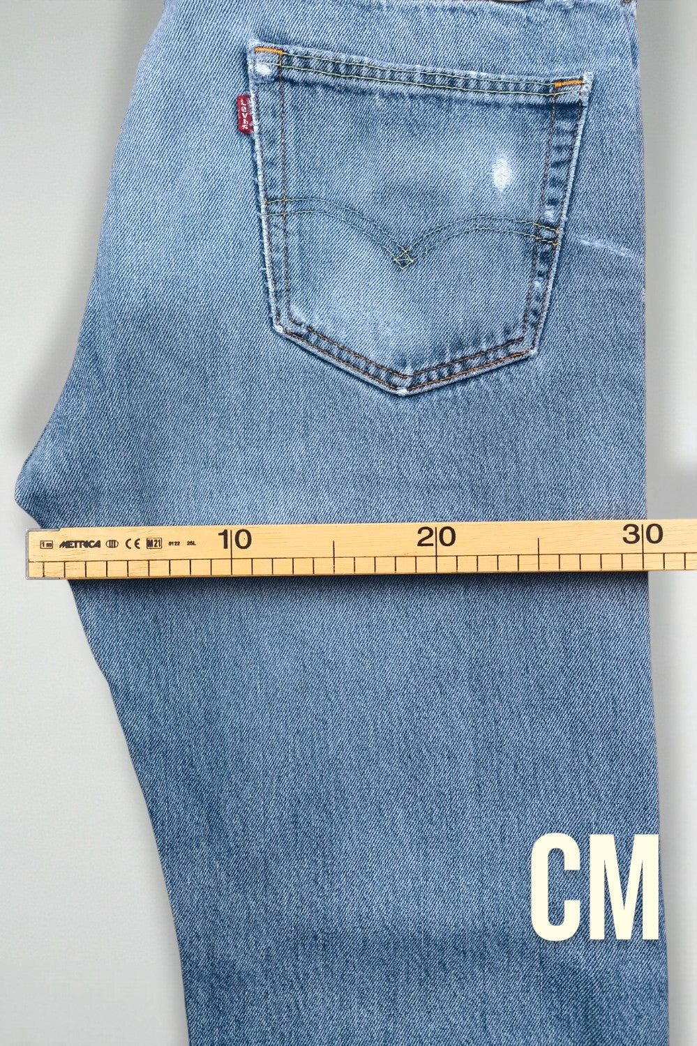 Jeans Levi's 505 a gamba dritta vintage blu chiaro | Pantaloni in denim anni 2000