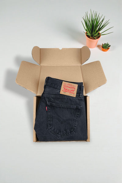 Jeans Levi's 505 neri vintage | Classici anni 2000 a gamba dritta