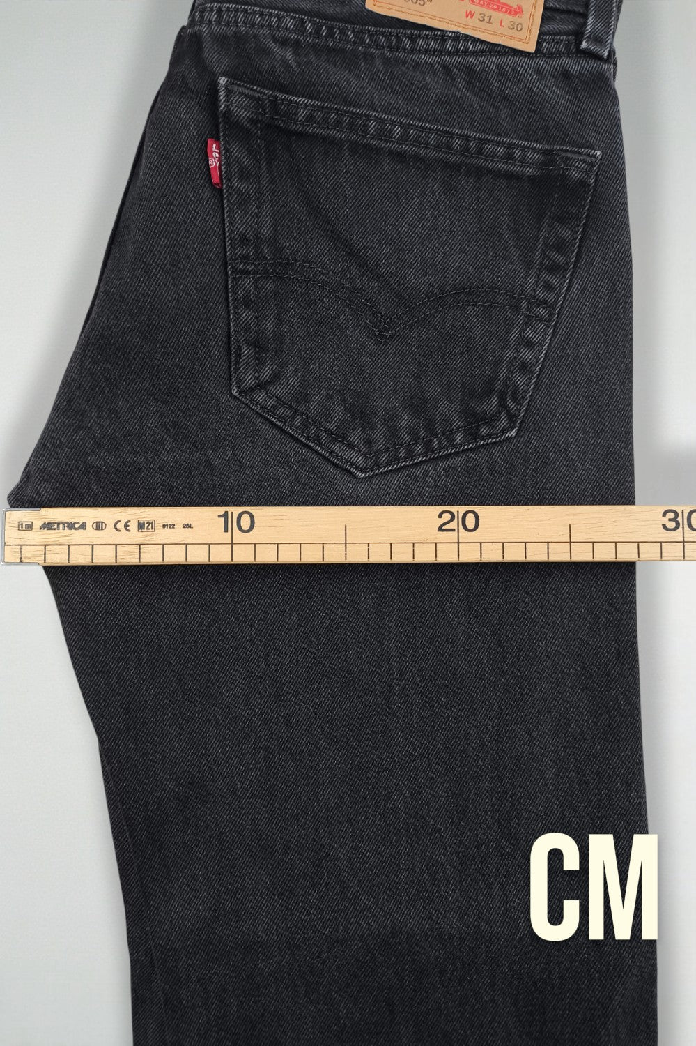 Jeans Levi's 505 neri vintage | Classici anni 2000 a gamba dritta