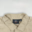 Camicia vintage Harley-Davidson a maniche corte con bottoni beige | Stile da lavoro anni 2000