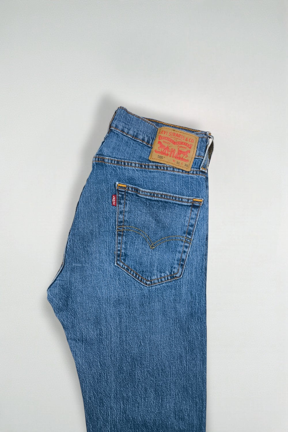 Jeans Levi's 505 a gamba dritta blu vintage | Pantaloni in denim anni '90