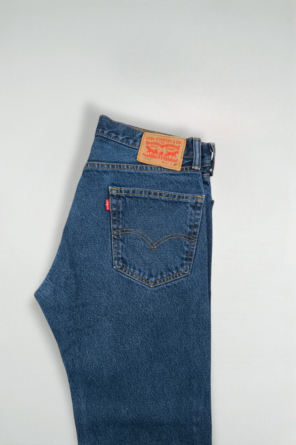 Jeans Levi's 505 a gamba dritta vintage blu | Denim classico anni '90