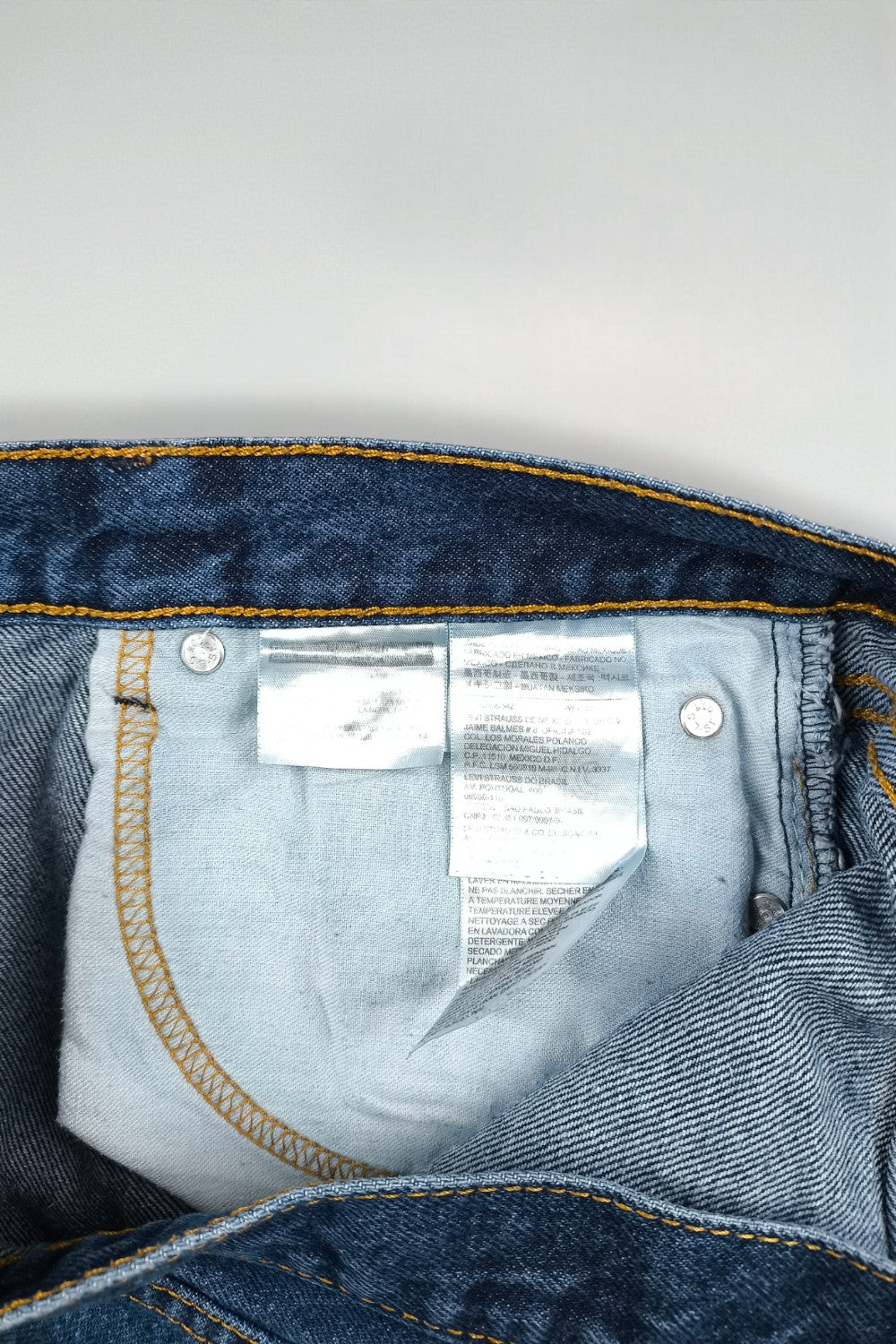 Jeans Levi's 505 a gamba dritta vintage blu | Denim classico anni '90
