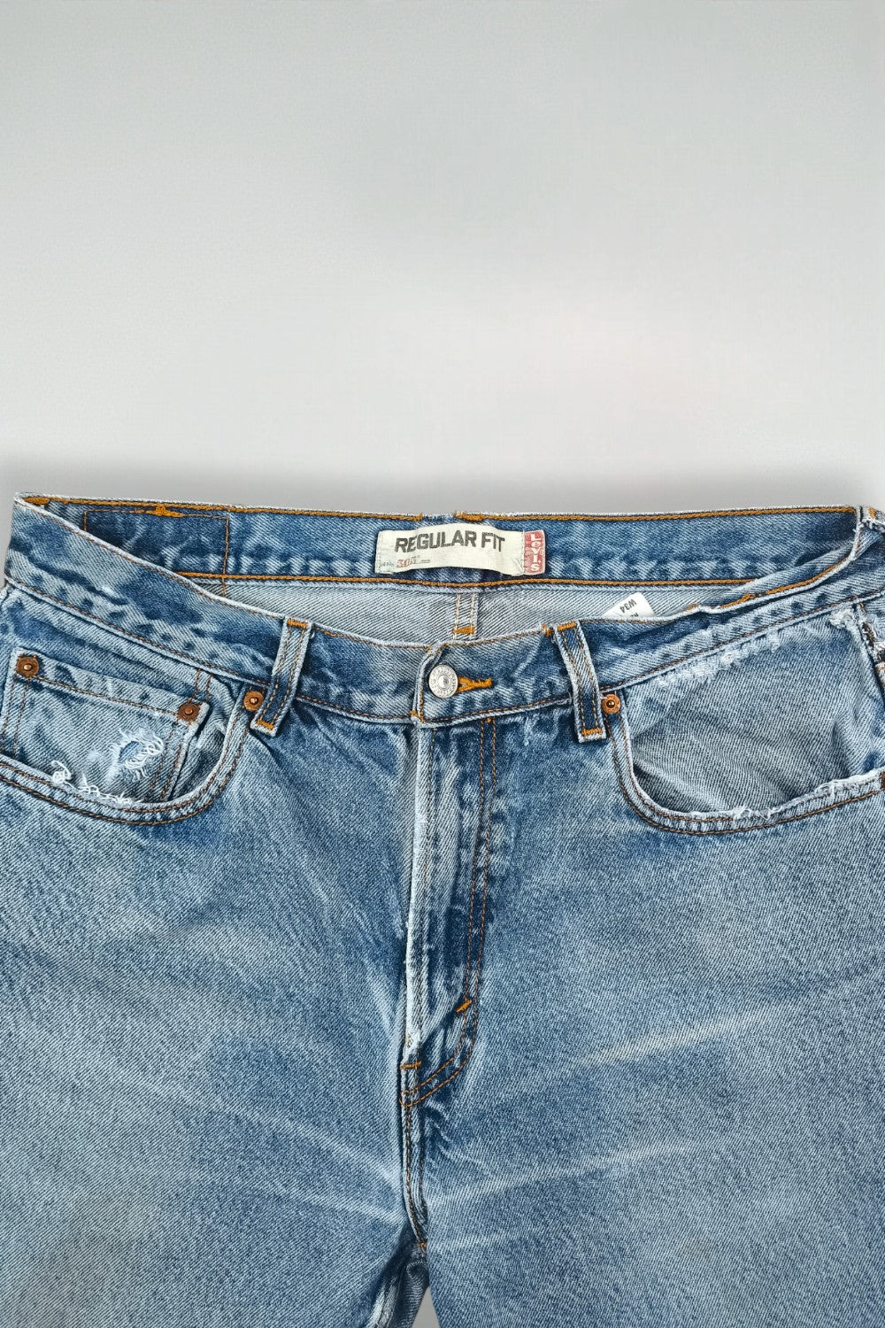 Jeans Levi's 505 Regular Fit Vintage Blu | Pantaloni in denim anni 2000