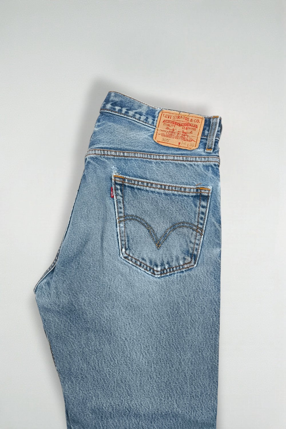 Jeans Levi's 505 Regular Fit Vintage Blu | Pantaloni in denim anni 2000