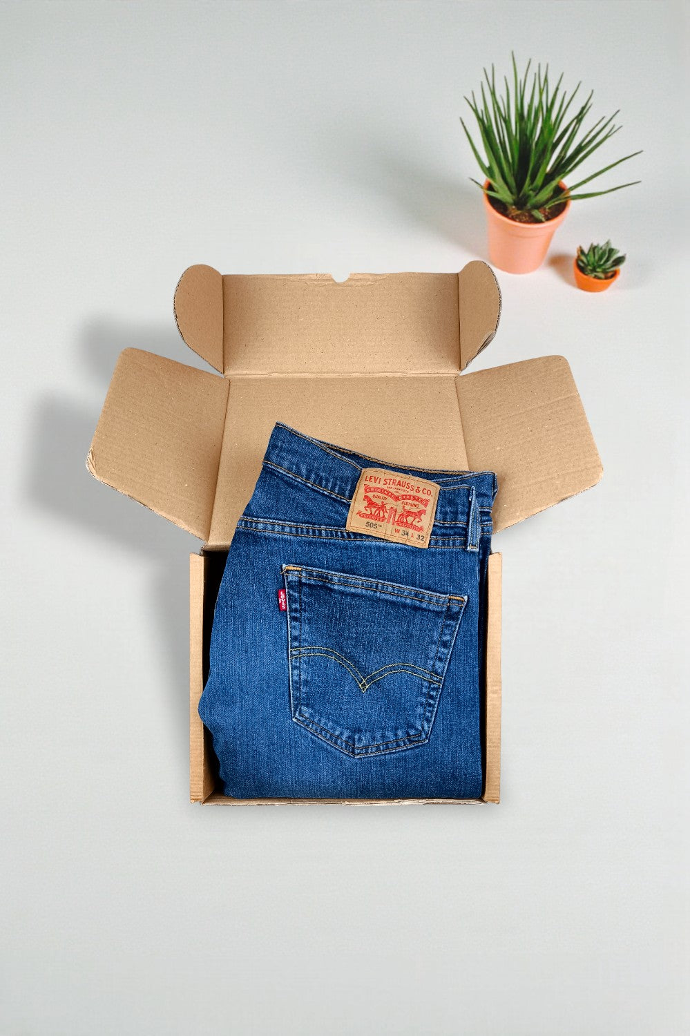 Jeans Levi's 505 a gamba dritta vintage blu | Classico denim da indossare tutti i giorni