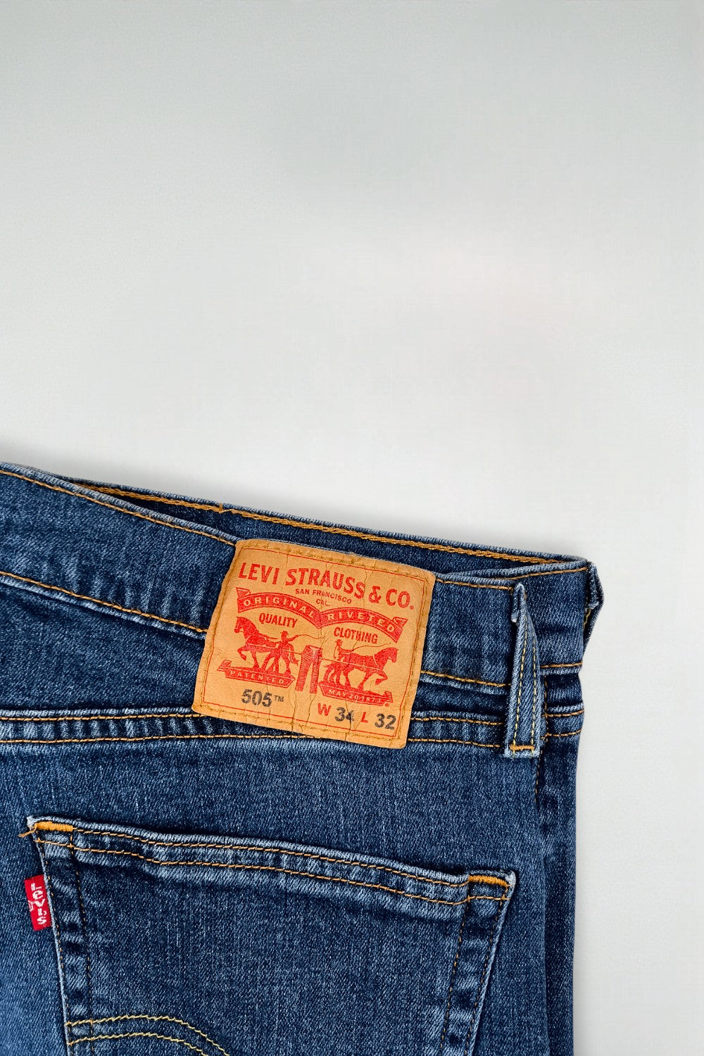 Jeans Levi's 505 a gamba dritta vintage blu | Classico denim da indossare tutti i giorni