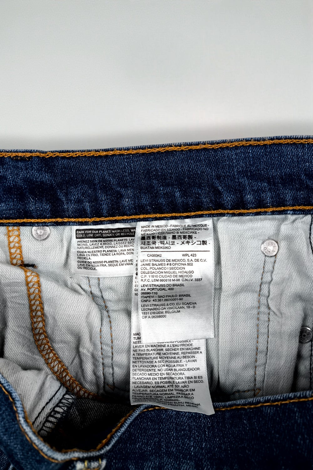 Jeans Levi's 505 a gamba dritta vintage blu | Classico denim da indossare tutti i giorni