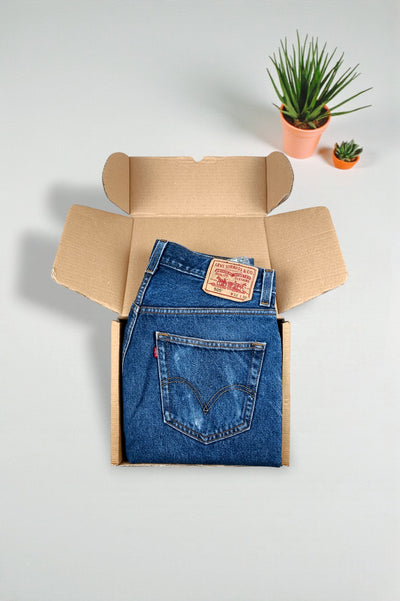 Jeans Levi's 505 Regular Fit Vintage Blu | Denim Classico Anni 2000