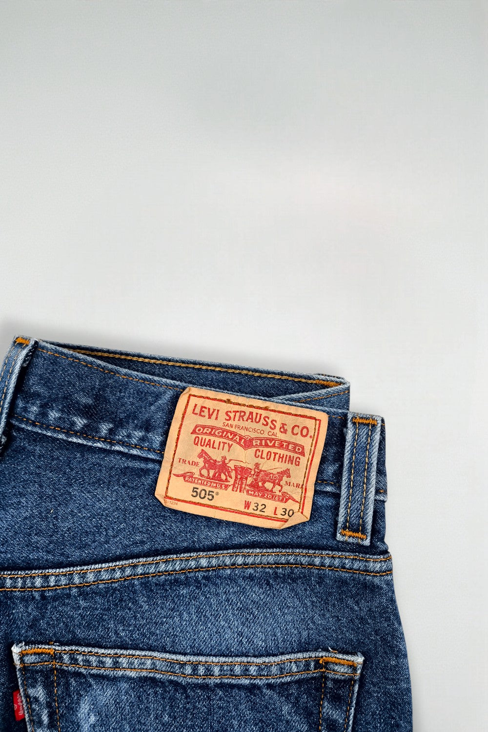 Jeans Levi's 505 Regular Fit Vintage Blu | Denim Classico Anni 2000