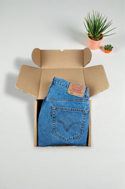 Jeans Levi's 505 Regular Fit Vintage Blu | Denim Classico Anni '90
