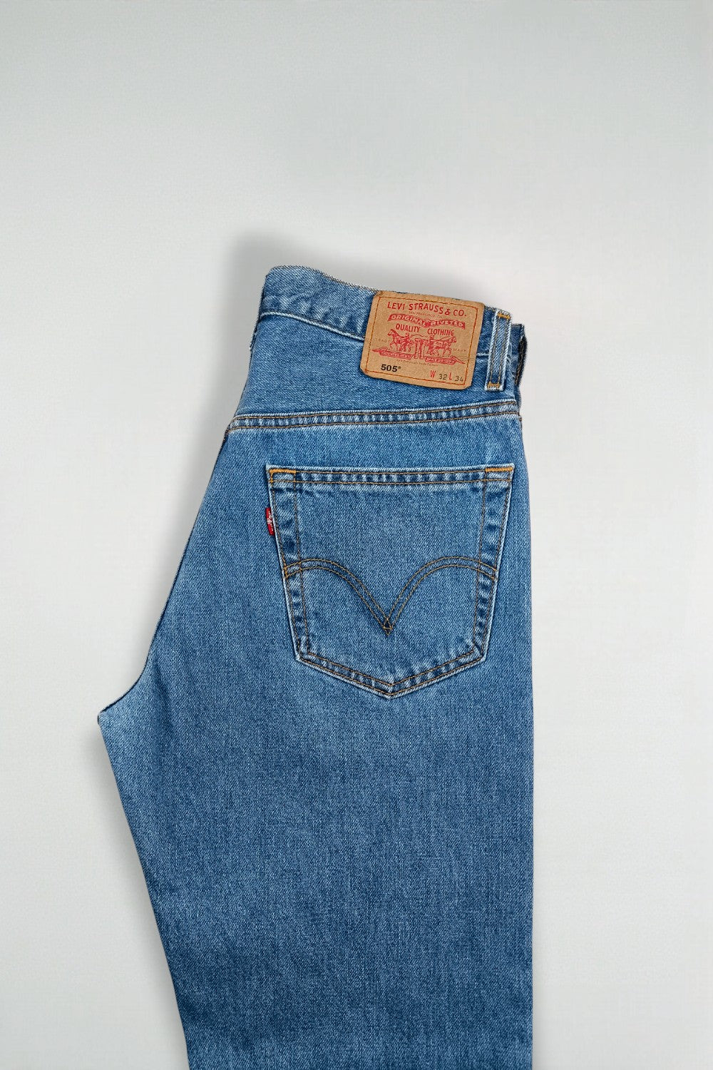 Jeans Levi's 505 Regular Fit Vintage Blu | Denim Classico Anni '90