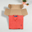 Maglione in lana d'agnello con scollo a V Polo Ralph Lauren di seconda mano, arancione | Maglieria anni 2000
