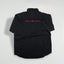 Camicia da lavoro vintage Harley-Davidson ricamata nera | Abbigliamento motociclista Y2K