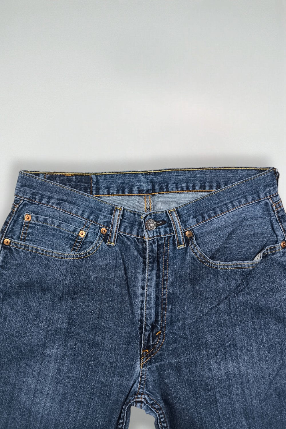 Jeans Levi's 505 a gamba dritta vintage blu | Denim classico anni 2000