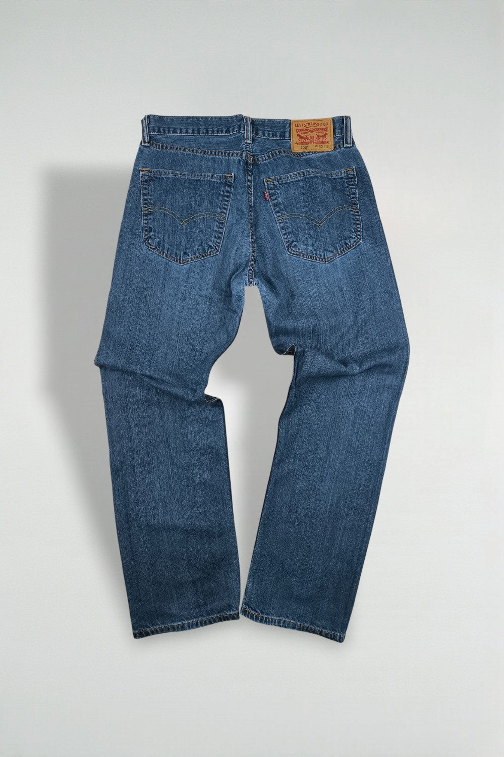 Jeans Levi's 505 a gamba dritta vintage blu | Denim classico anni 2000