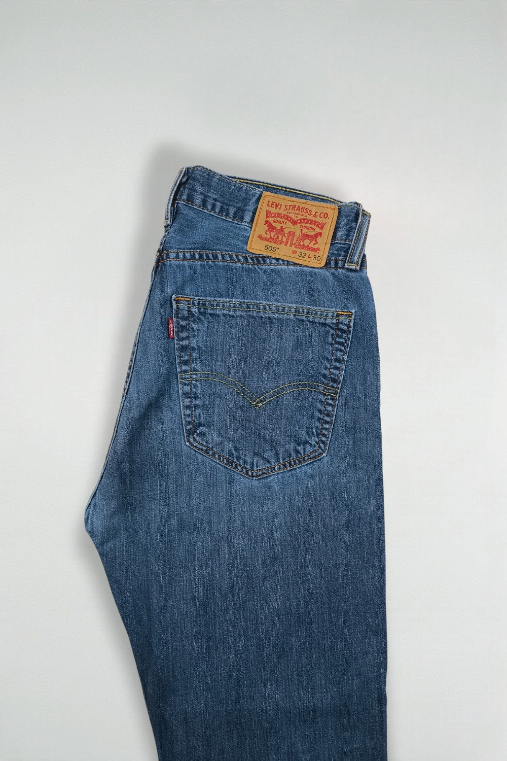 Jeans Levi's 505 a gamba dritta vintage blu | Denim classico anni 2000