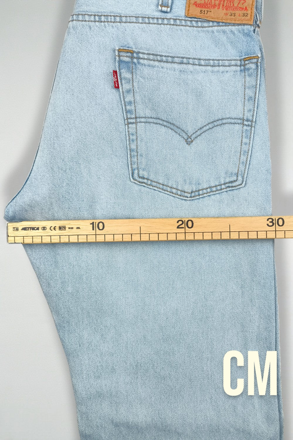 Vintage Levi’s 517 Straight Leg Jeans Light Blue | 2000s Denim