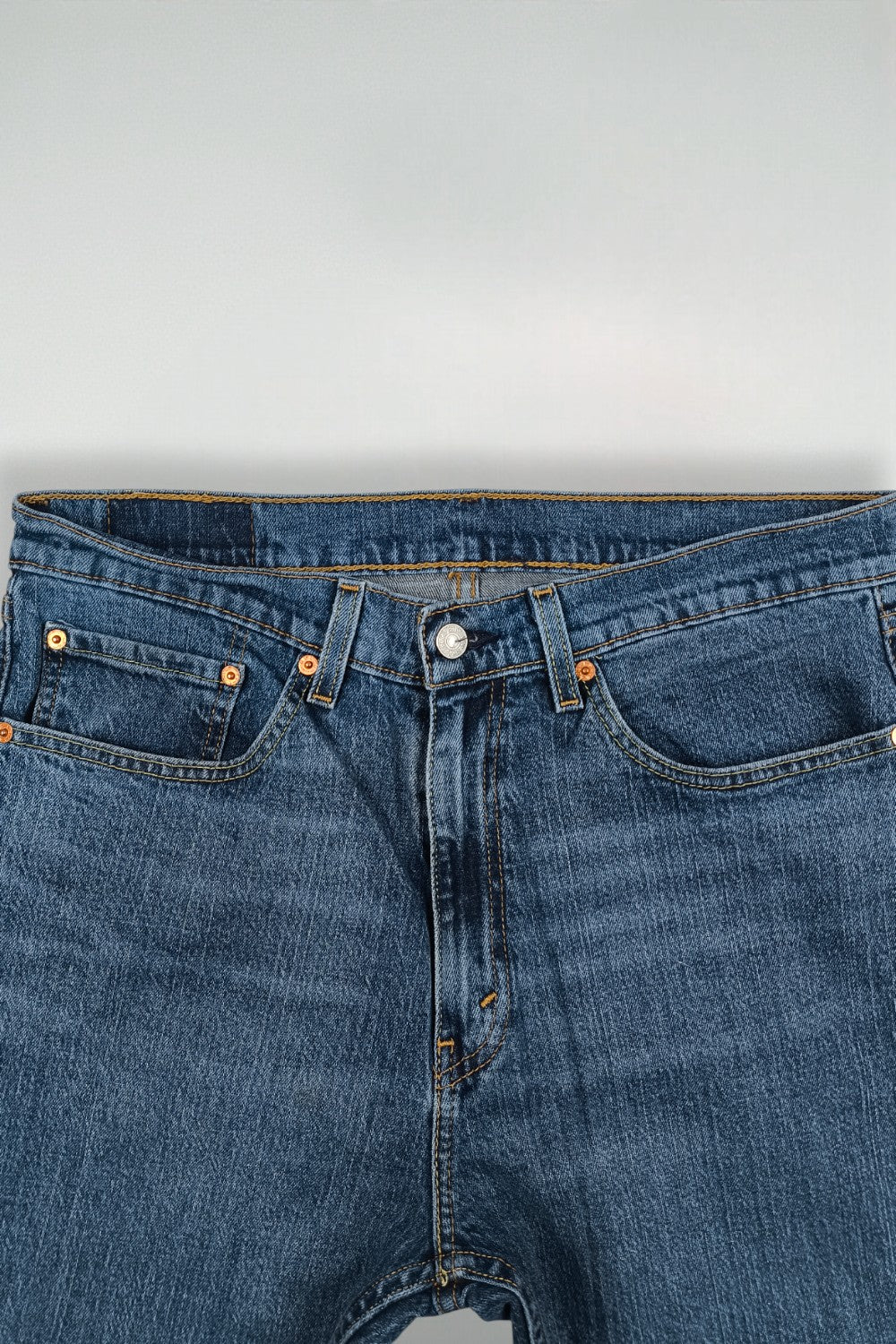 Jeans Levi's 505 a gamba dritta blu vintage | Pantaloni in denim anni 2000