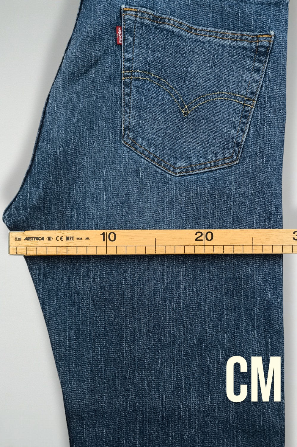 Jeans Levi's 505 a gamba dritta blu vintage | Pantaloni in denim anni 2000