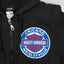 Felpa con cappuccio vintage Harley-Davidson Chicago Wrigleyville nera | Abbigliamento motociclistico anni 2000