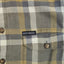 Camicia in flanella scozzese Harley-Davidson vintage grigio oliva | Camicia da lavoro con bottoni anni '90