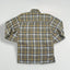 Camicia in flanella scozzese Harley-Davidson vintage grigio oliva | Camicia da lavoro con bottoni anni '90