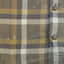 Camicia in flanella scozzese Harley-Davidson vintage grigio oliva | Camicia da lavoro con bottoni anni '90