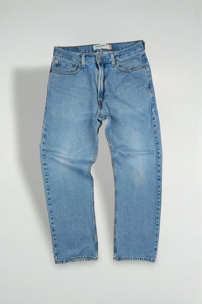 Jeans Levi's 505 Regular Fit Vintage, modello Bundle, blu | Gamba dritta classica anni 2000