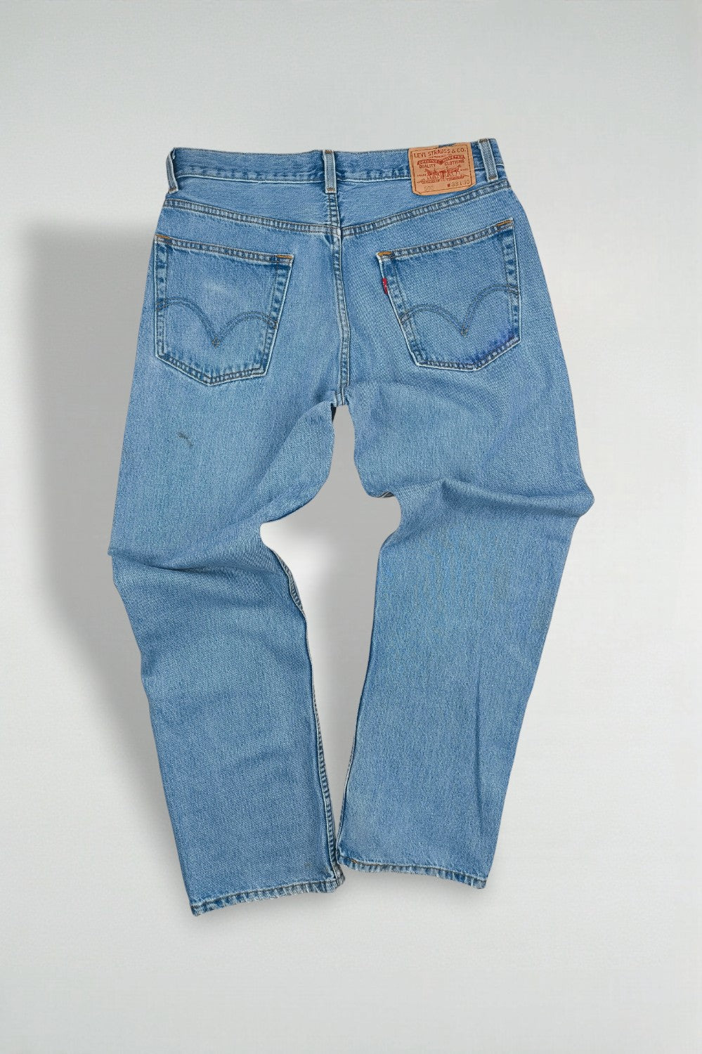 Jeans Levi's 505 Regular Fit Vintage, modello Bundle, blu | Gamba dritta classica anni 2000