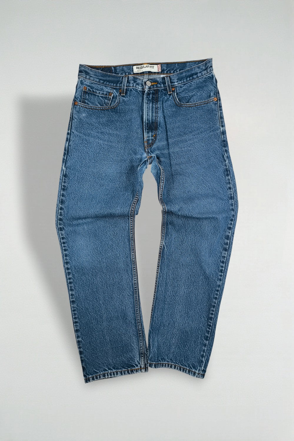 Jeans Levi's 505 Regular Fit Vintage, modello Bundle, blu | Gamba dritta classica anni 2000