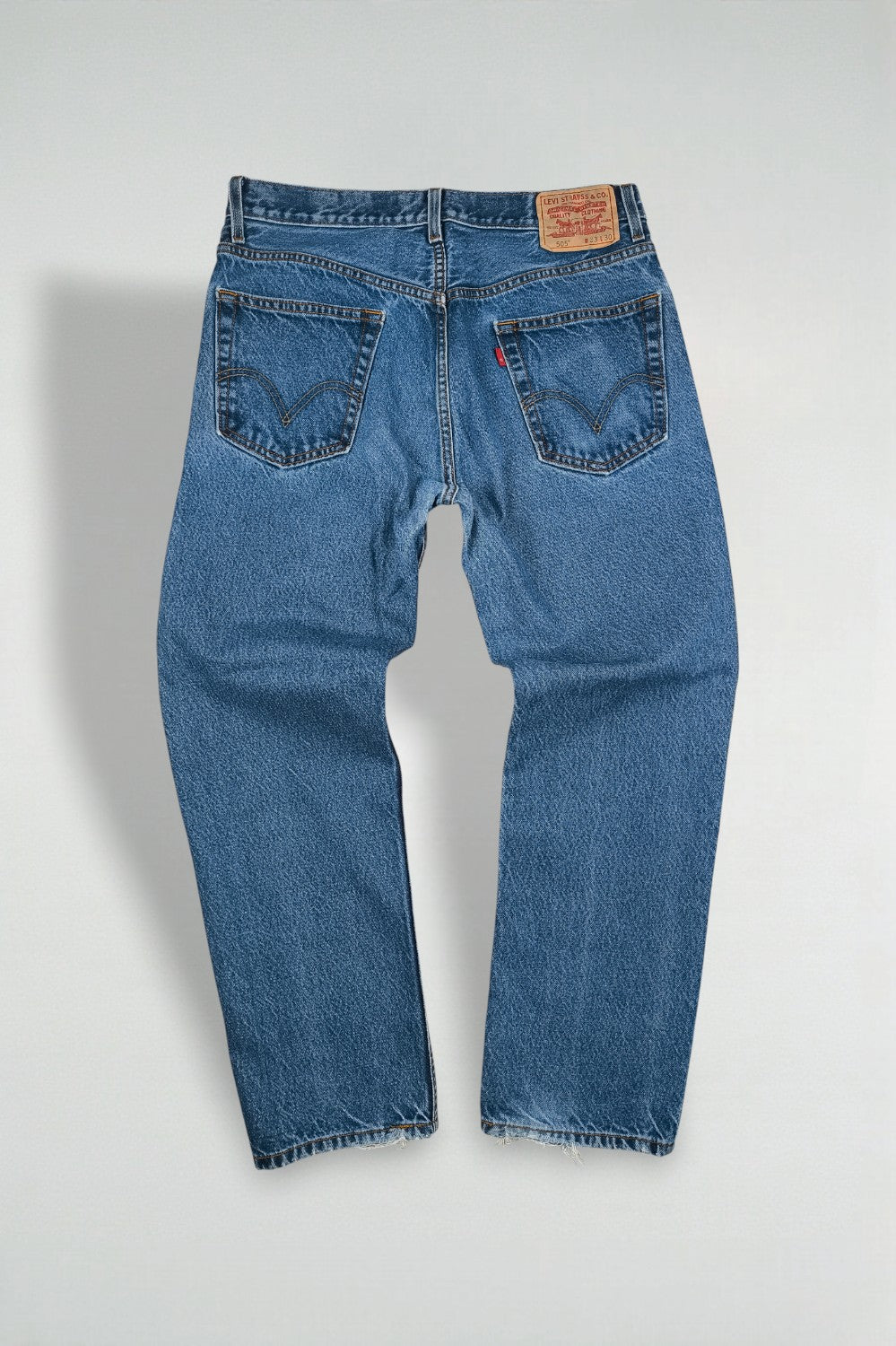 Jeans Levi's 505 Regular Fit Vintage, modello Bundle, blu | Gamba dritta classica anni 2000