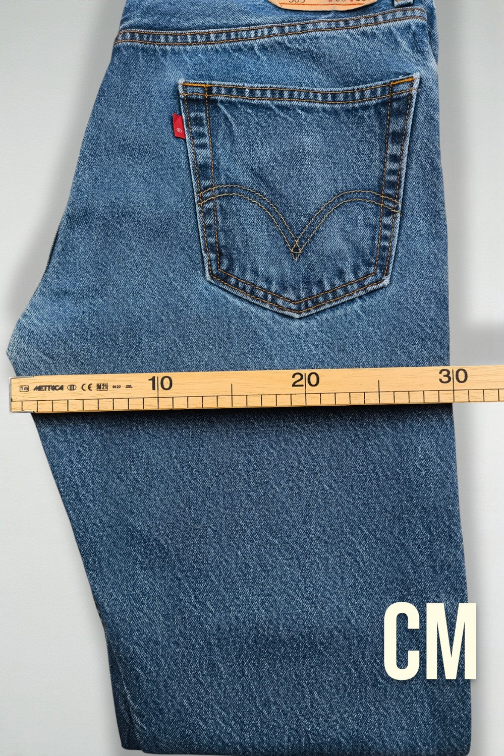 Jeans Levi's 505 Regular Fit Vintage, modello Bundle, blu | Gamba dritta classica anni 2000