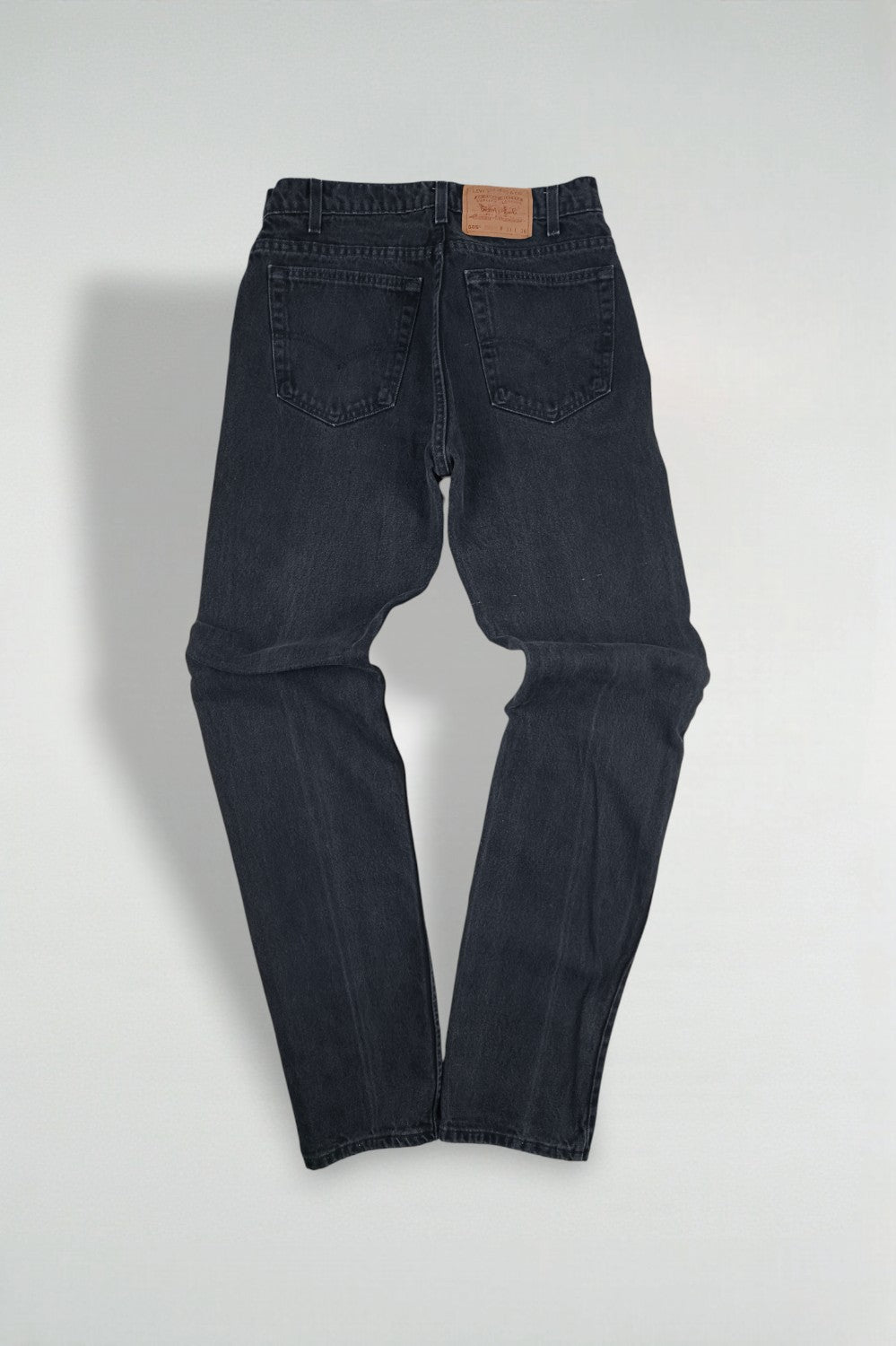 Jeans Levi's 505 neri vintage | Gamba dritta anni '90
