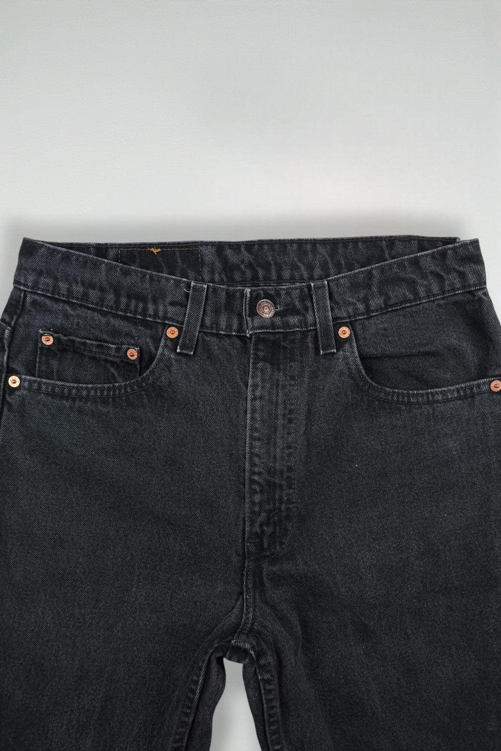 Jeans Levi's 505 neri vintage | Gamba dritta anni '90