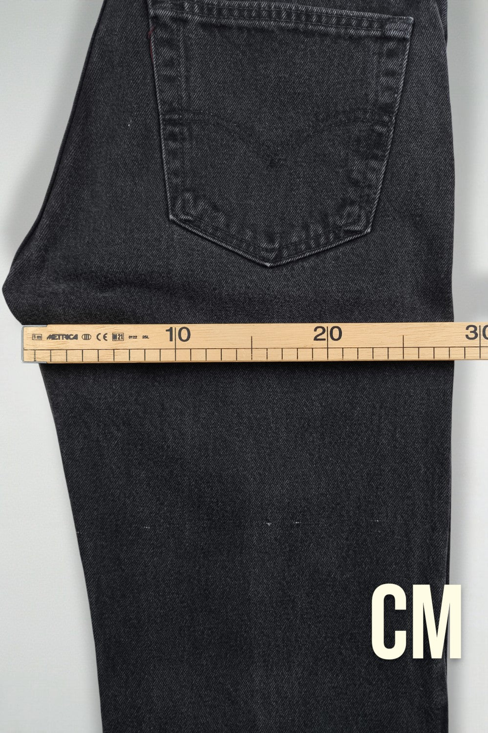 Jeans Levi's 505 neri vintage | Gamba dritta anni '90