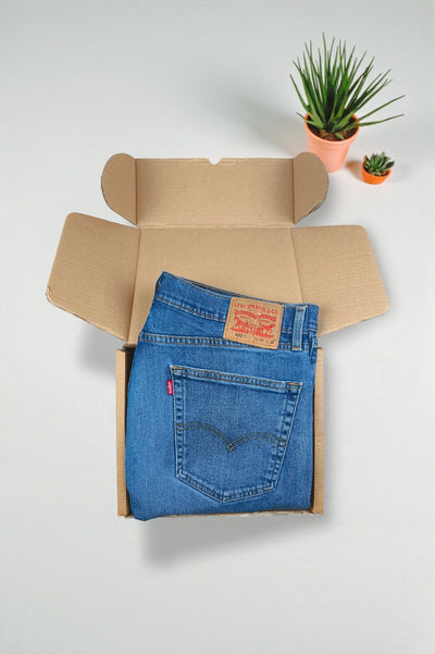 Jeans Levi's 505 Slim Fit di seconda mano, blu | Denim casual moderno