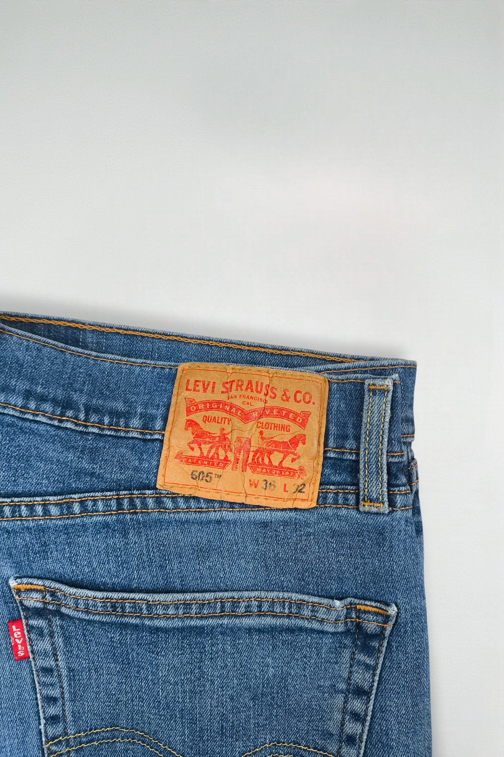 Jeans Levi's 505 Slim Fit di seconda mano, blu | Denim casual moderno