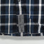 Camicia a maniche corte a quadri vintage Harley-Davidson blu navy | Abbigliamento da lavoro anni 2000