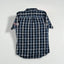 Camicia a maniche corte a quadri vintage Harley-Davidson blu navy | Abbigliamento da lavoro anni 2000