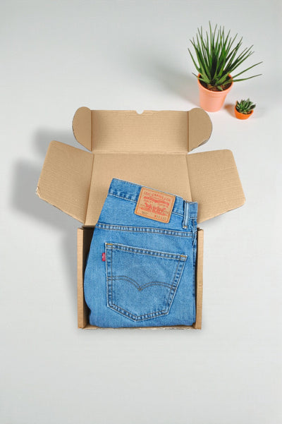 Jeans Levi's 550 Relaxed Fit Vintage Blu | Denim Classico Anni '90