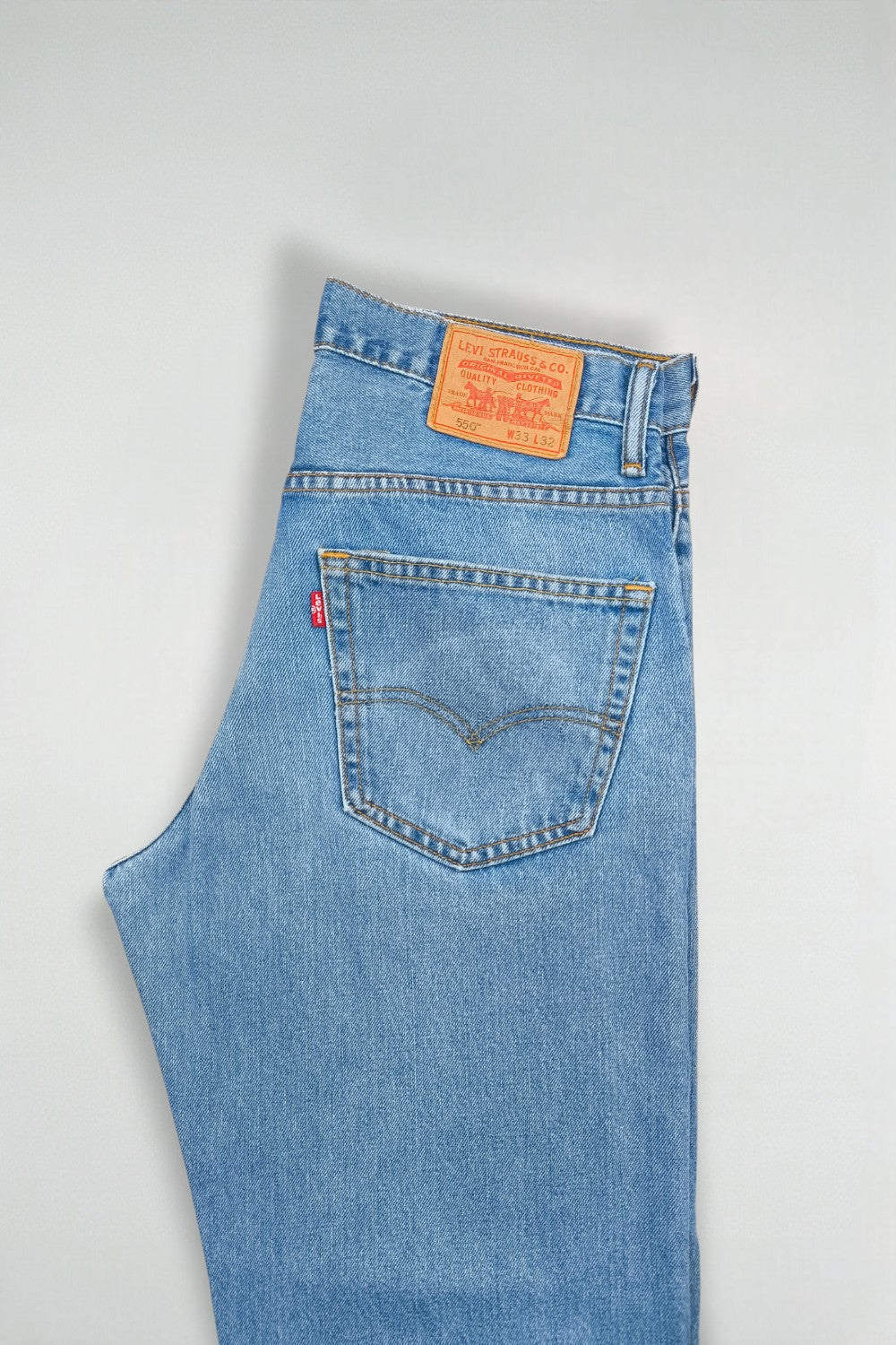 Jeans Levi's 550 Relaxed Fit Vintage Blu | Denim Classico Anni '90