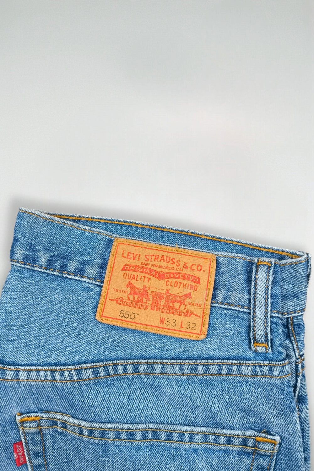 Jeans Levi's 550 Relaxed Fit Vintage Blu | Denim Classico Anni '90