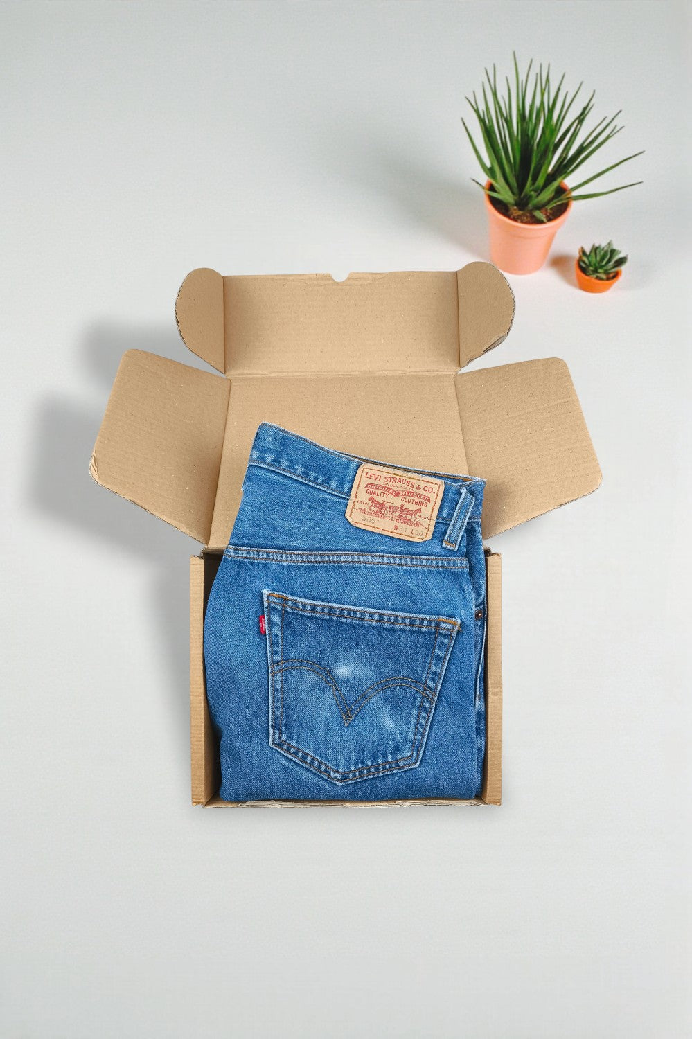 Jeans Levi's 505 Regular Fit Vintage Blu | Denim Classico Anni 2000