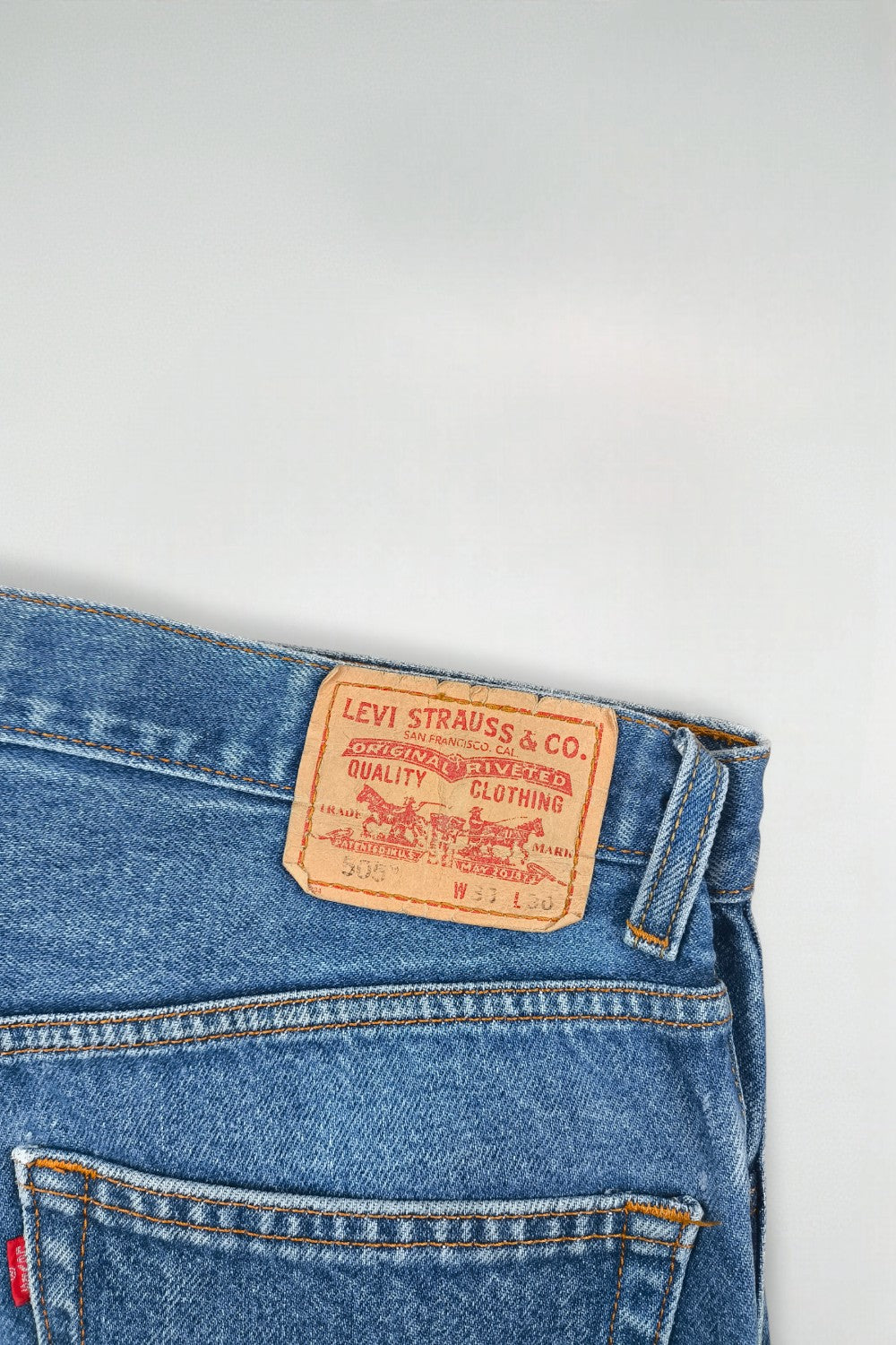 Jeans Levi's 505 Regular Fit Vintage Blu | Denim Classico Anni 2000