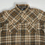 Camicia in flanella a quadri vintage Harley-Davidson marrone beige | Abbigliamento da lavoro anni 2000