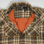 Camicia in flanella a quadri vintage Harley-Davidson marrone beige | Abbigliamento da lavoro anni 2000